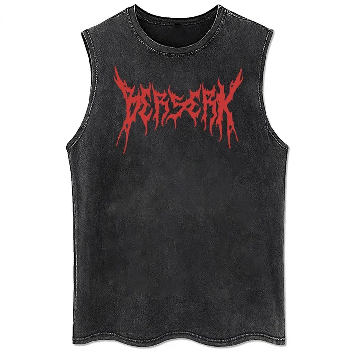 Men's Tank Top | Regular Fit | Sleeveless with Graphic Print | Streetwear