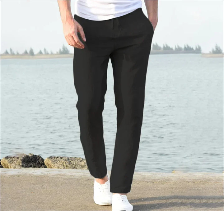 Men's Casual Slim Fit Pants | Straight Leg Everyday Pants