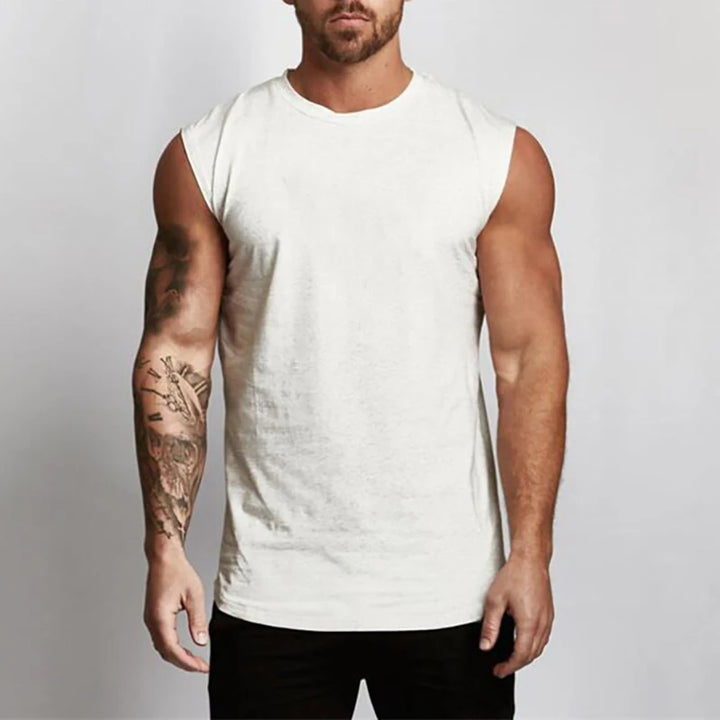 Men's Tank Top | Regular Fit | Sleeveless with Round Neckline | Casual
