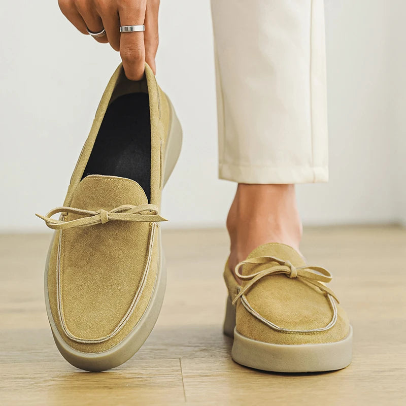 Men's Slip-On Casual Shoes with Laces | Modern Cut
