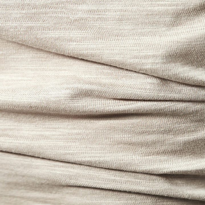 Męski T-Shirt Henley z Krótkim Rękawem i Dekoltem na Guziki | Dopasowany Krój
