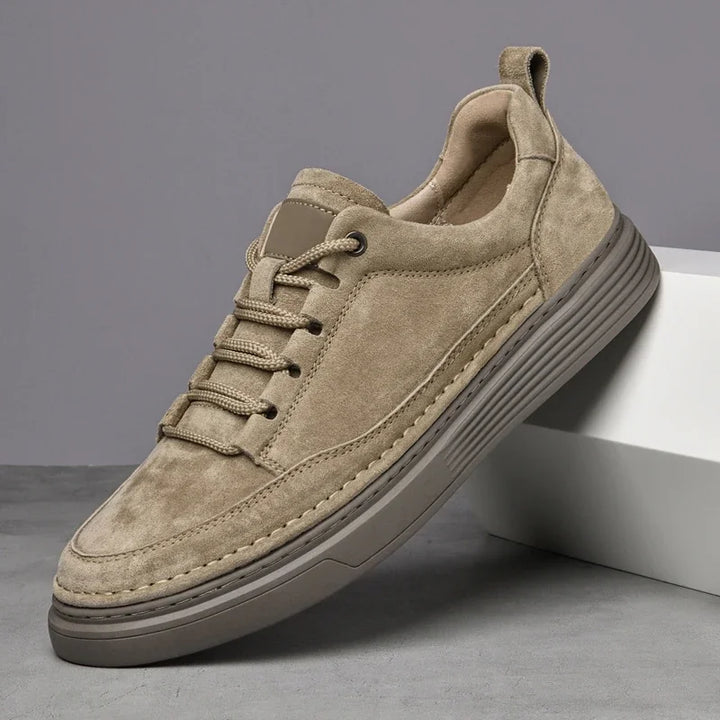 Męskie Casualowe Sneakersy Sznurowane z Przeszyciami | Miejski Krój