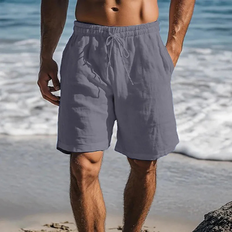 Men's Beach Shorts with Drawstring Waist | Relaxed Fit