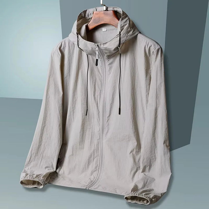 Men's Lightweight Jacket with Hood | Full Zipper | Spring-Summer Style | Outdoor
