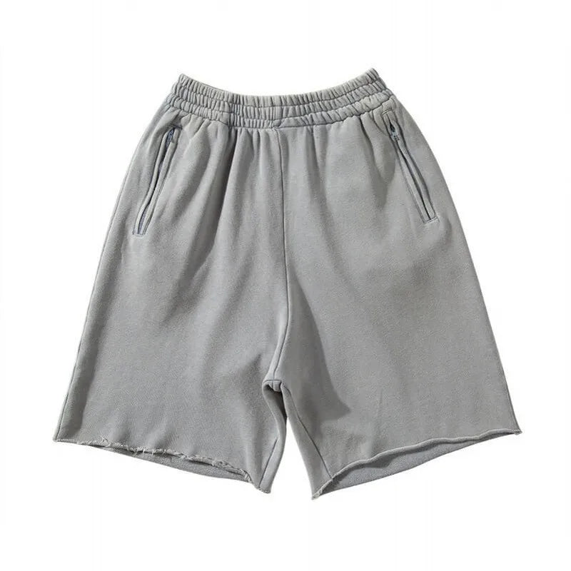 Męskie Oversize Szorty Dresowe z Elastyczną Talią | Baggy Fit
