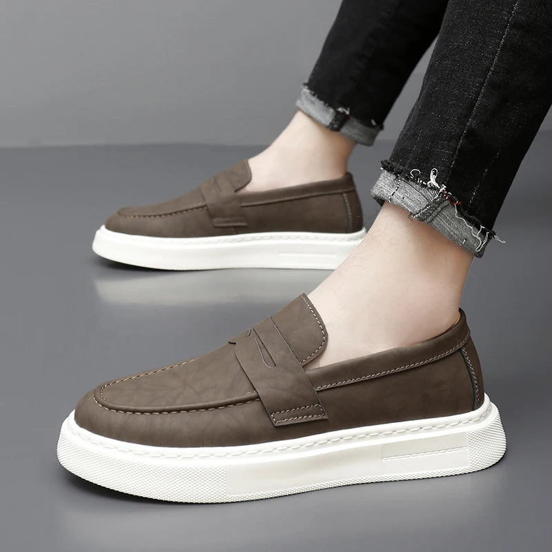 Men's Slip-On Penny Strap Loafers | Modern Look