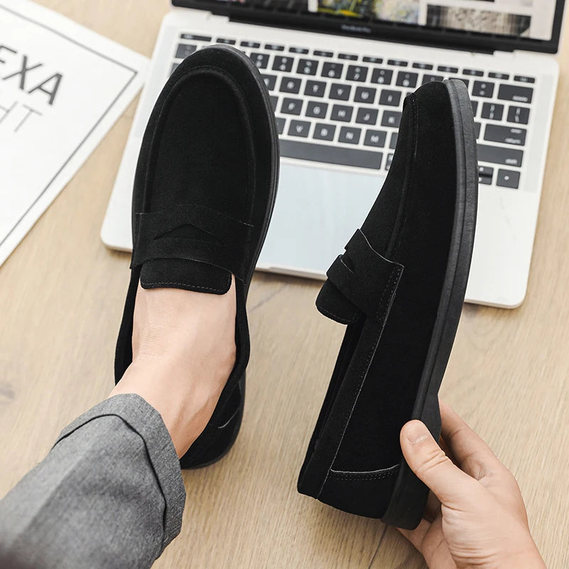 Męskie Minimalistyczne Wsuwane Mokasyny | Smart Casual