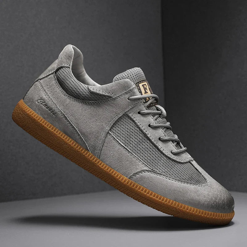 Męskie Sneakersy Sznurowane w Stylu Retro | Styl Uliczny