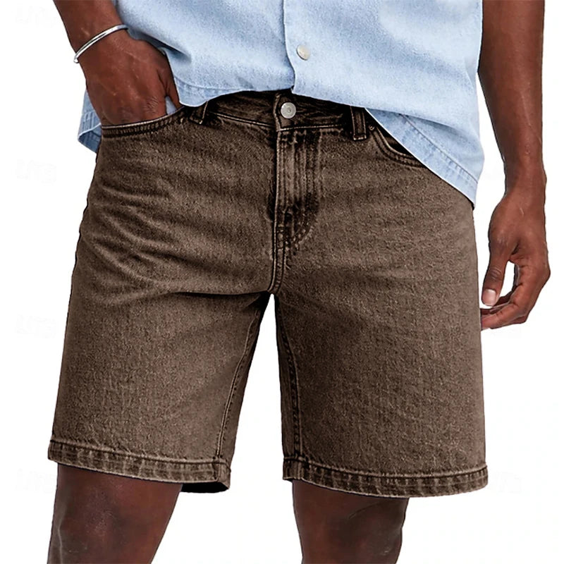 Men's Straight-Leg Denim Shorts | Regular Fit