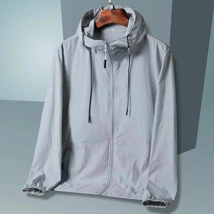 Men's Lightweight Jacket with Hood | Full Zipper | Spring-Summer Style | Outdoor