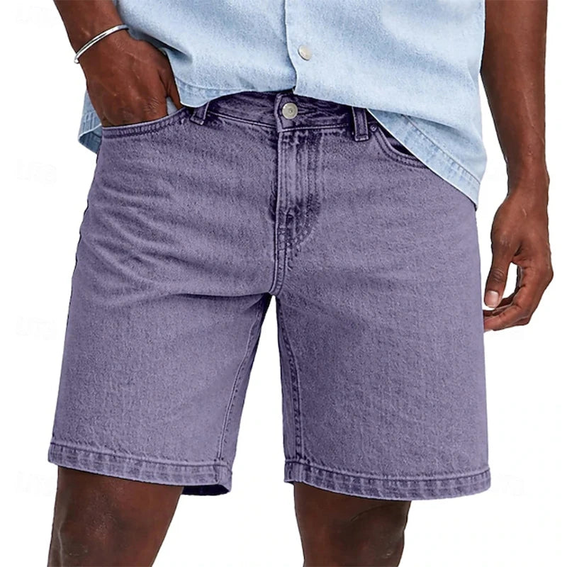 Men's Straight-Leg Denim Shorts | Regular Fit