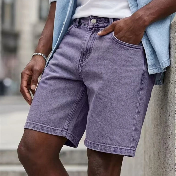 Men's Straight-Leg Denim Shorts | Regular Fit