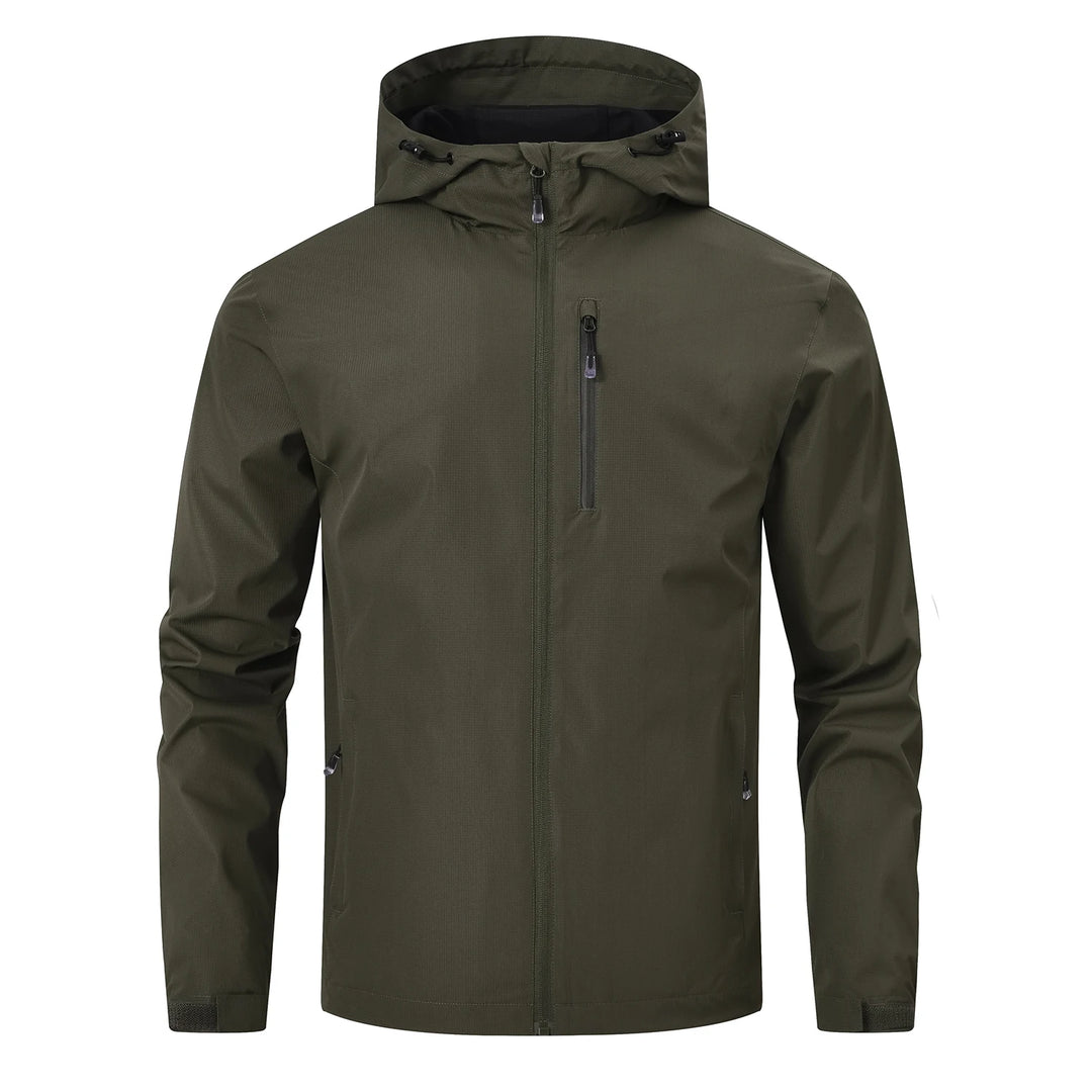 Men's Outdoor Jacket | Regular Fit | Hood and Zipper | All-Year-Round