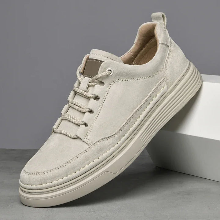 Męskie Casualowe Sneakersy Sznurowane z Przeszyciami | Miejski Krój