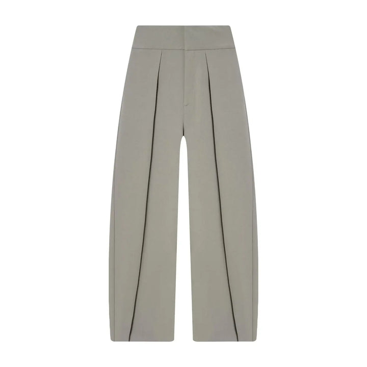 Women's High Waist Front Pleats Wide Leg Pants | Slim Fit