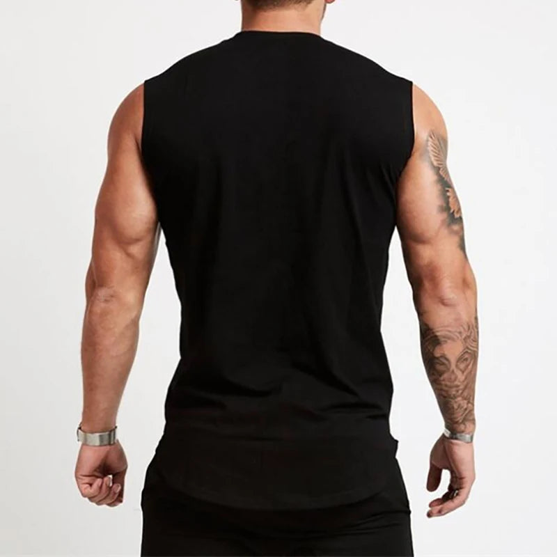 Men's Tank Top | Regular Fit | Sleeveless with Round Neckline | Casual