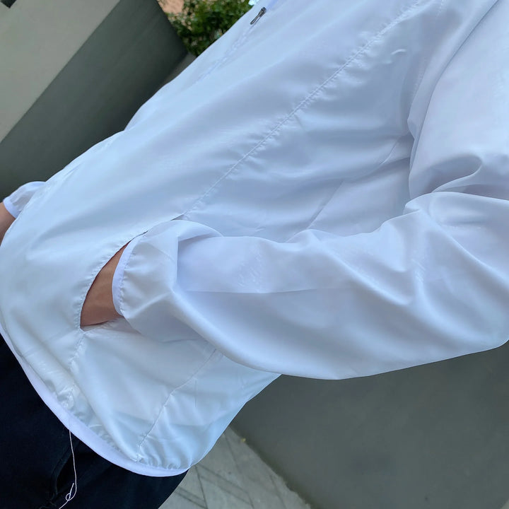 Men's Sun Protection Jacket | Regular Fit | Hood and Zipper | Outdoor