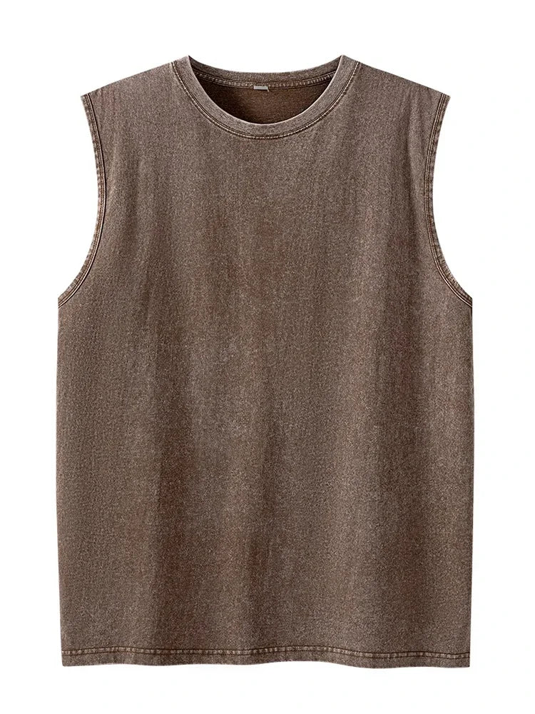 Men's Tank Top | Regular Fit | Sleeveless with Round Neckline | Casual