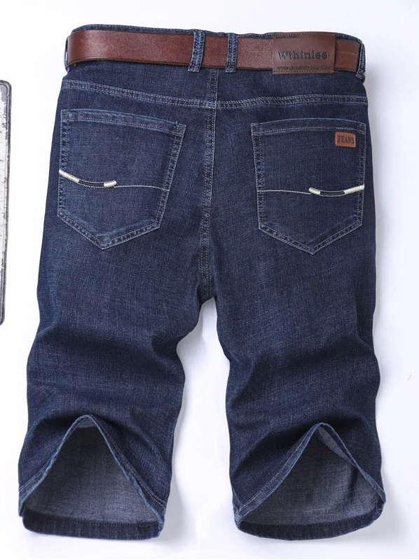 Men's Denim Shorts | Regular Fit | Knee-Length | Casual