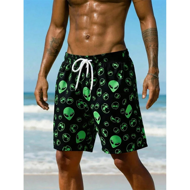 Tomasz | Men's patterned beach shorts