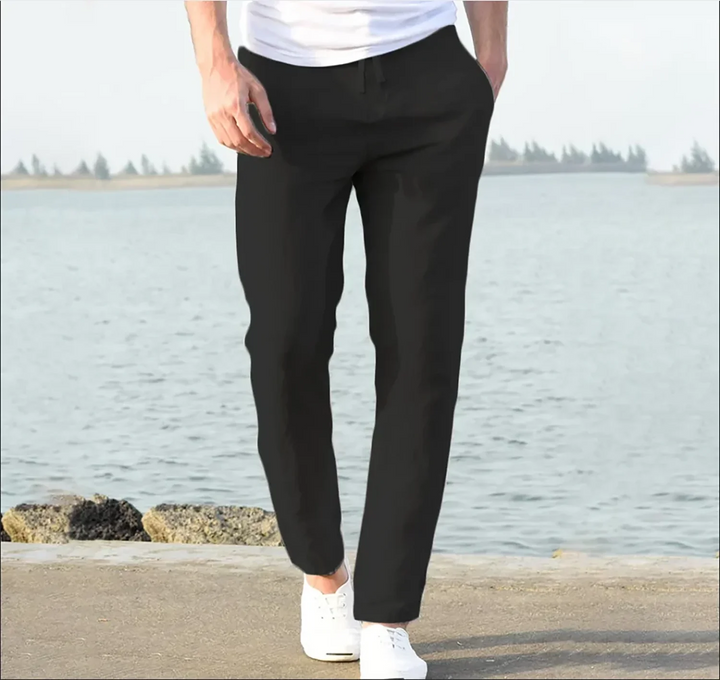 Men's Casual Slim Fit Pants | Straight Leg Everyday Pants