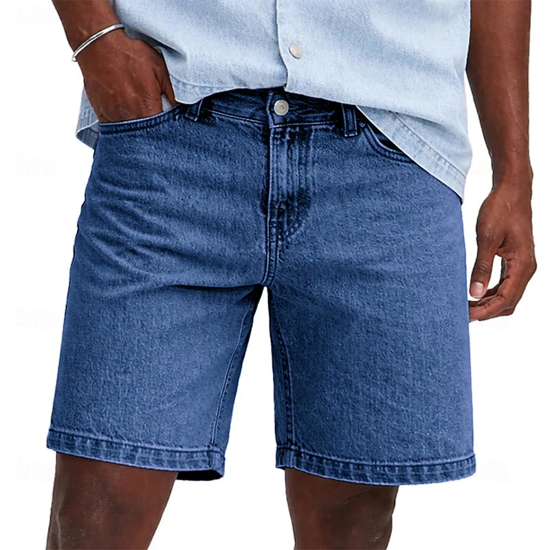 Men's Straight-Leg Denim Shorts | Regular Fit