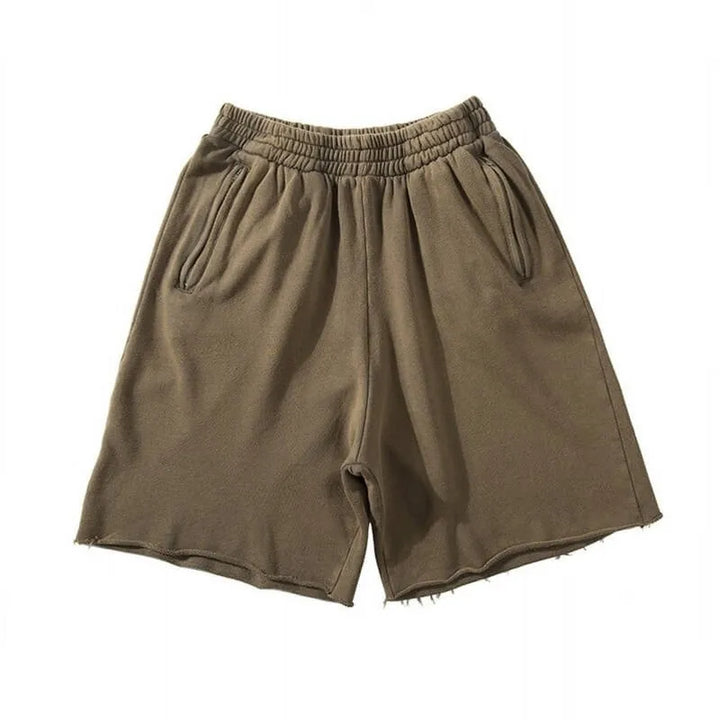 Męskie Oversize Szorty Dresowe z Elastyczną Talią | Baggy Fit