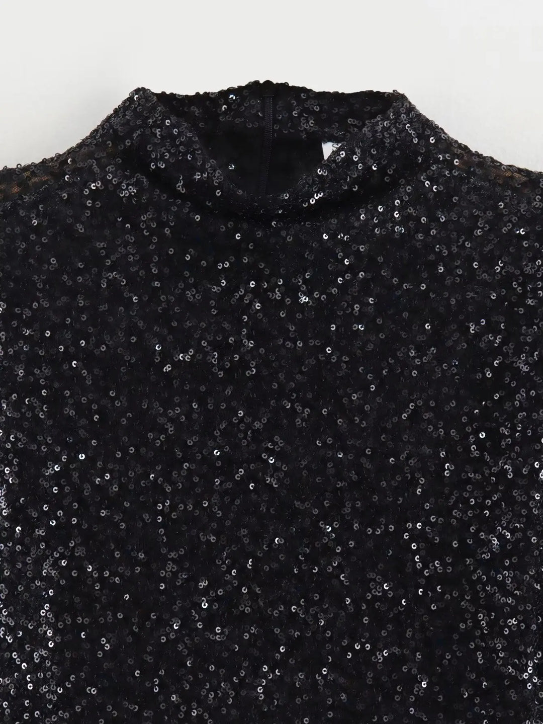Women's Mini Dress with Short Sleeves | Sequin Surface