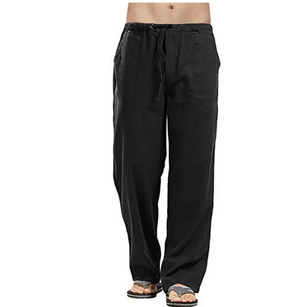 Men's Wide-Leg Corduroy Pants Casual Style Pockets Pants | Casual