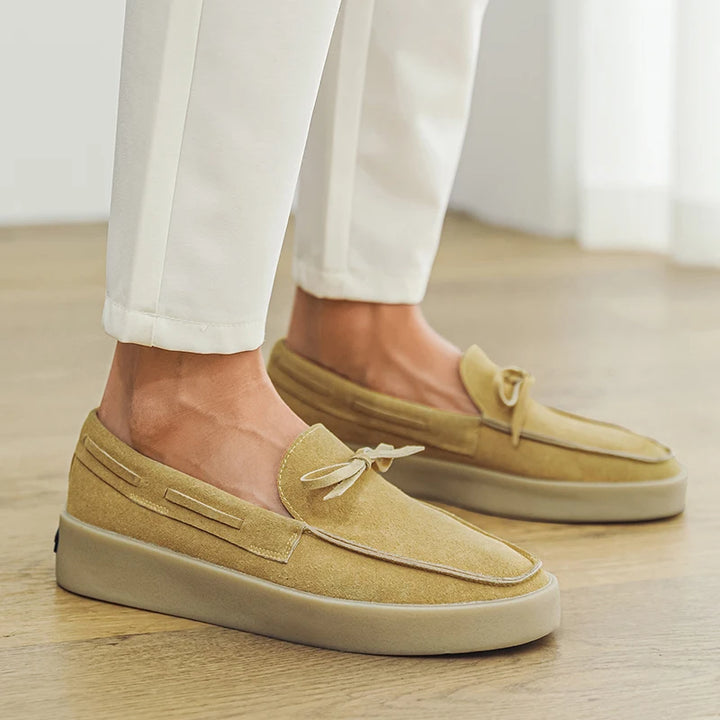 Men's Slip-On Casual Shoes with Laces | Modern Cut