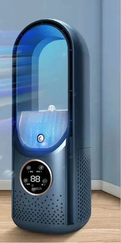 Portable Air Cooler | Battery-Powered Cooling Fan | Humidifying and Air Circulation Function | LED Display