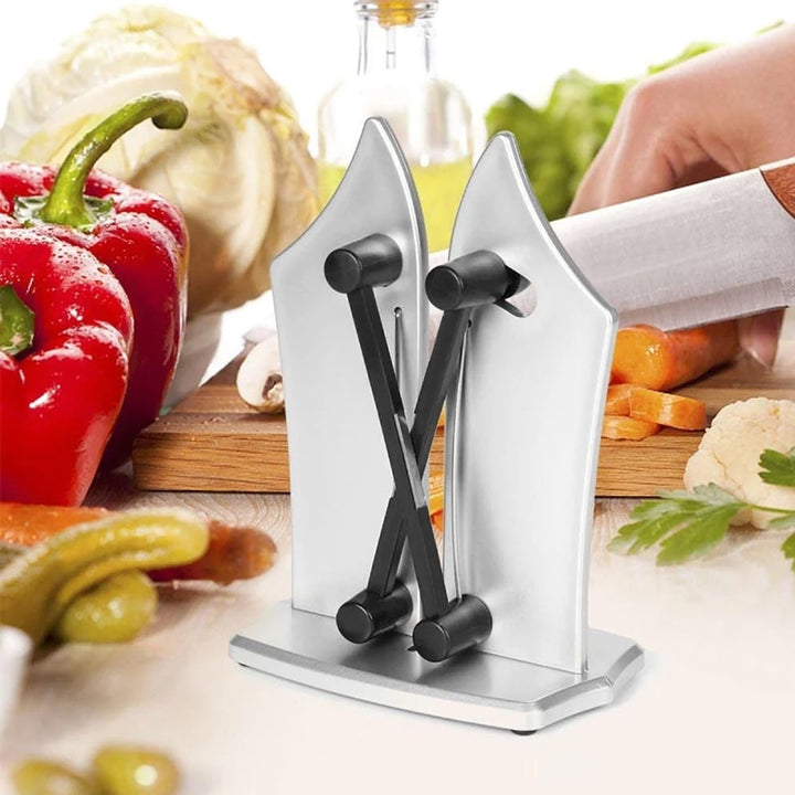 Knife Sharpener | Manual Sharpener | Multi-Stage Sharpening | Kitchen