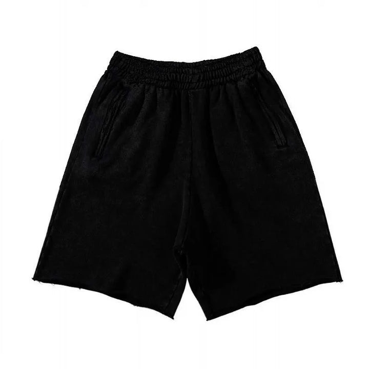Męskie Oversize Szorty Dresowe z Elastyczną Talią | Baggy Fit