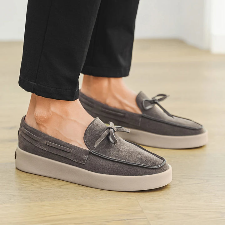 Men's Slip-On Casual Shoes with Laces | Modern Cut