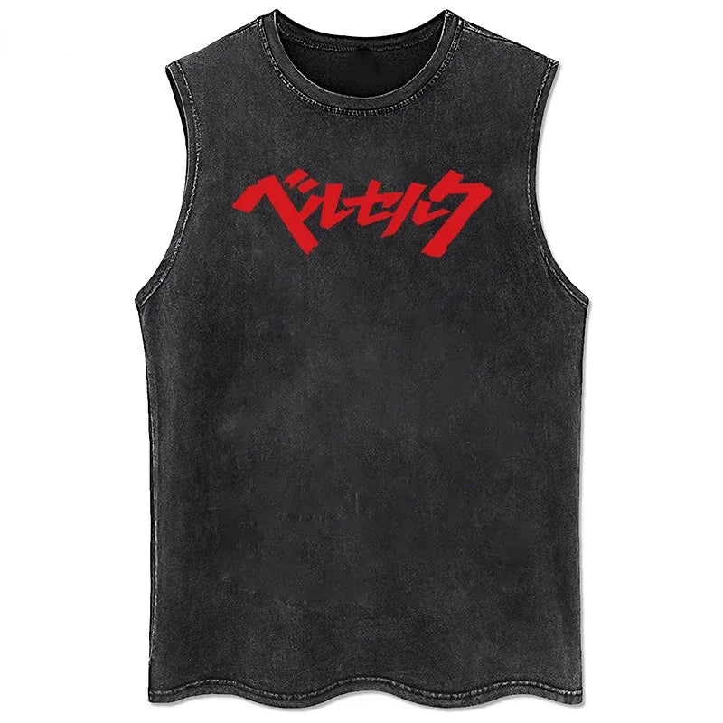 Men's Tank Top | Regular Fit | Sleeveless with Graphic Print | Streetwear