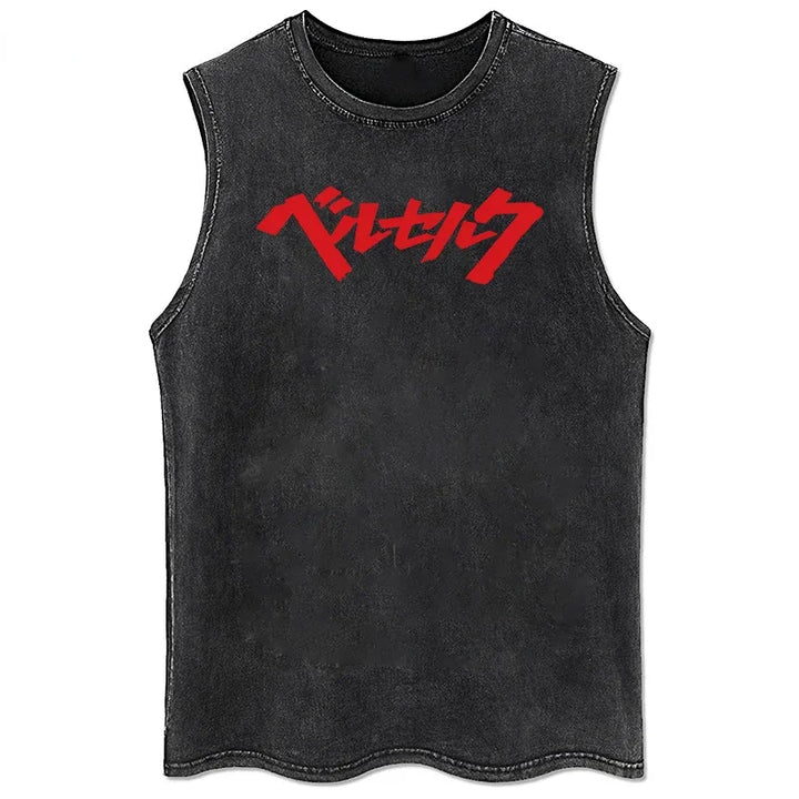 Men's Tank Top | Regular Fit | Sleeveless with Graphic Print | Streetwear