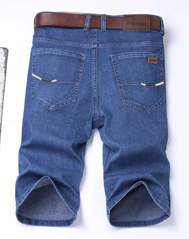 Men's Denim Shorts | Regular Fit | Knee-Length | Casual