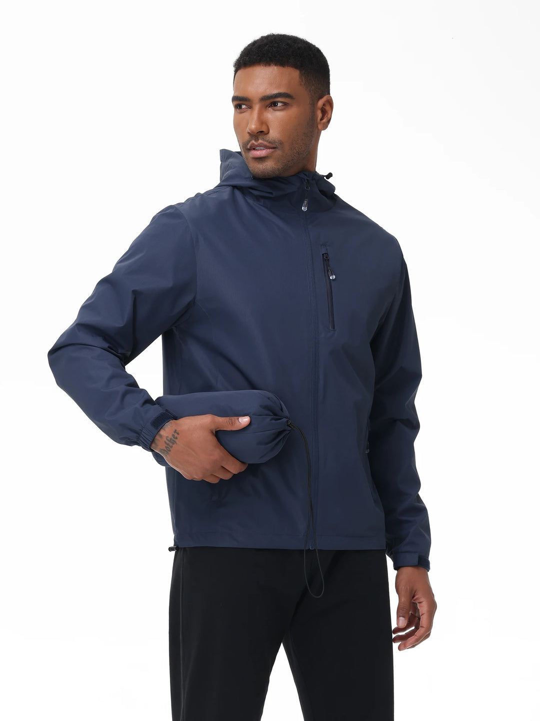 Men's Outdoor Jacket | Regular Fit | Hood and Zipper | All-Year-Round