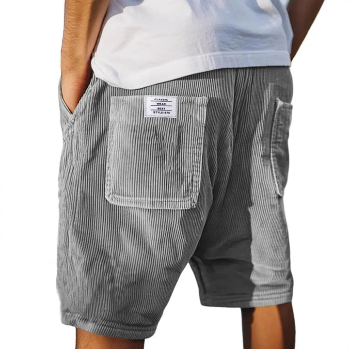 Kacper | Men's Short Corduroy Cargo Shorts
