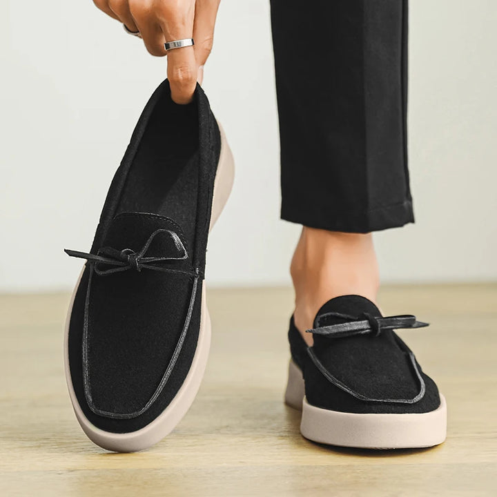 Men's Slip-On Casual Shoes with Laces | Modern Cut