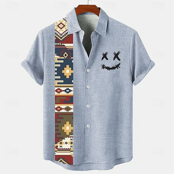 Seweryn | Men's Hawaiian Shirt with Patterns