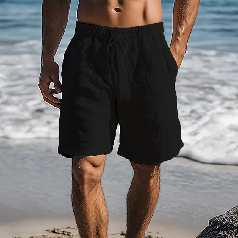 Men's Beach Shorts with Drawstring Waist | Relaxed Fit