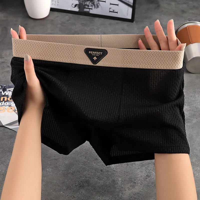 Men's Waffle Texture Boxer Briefs Set | Everyday Use