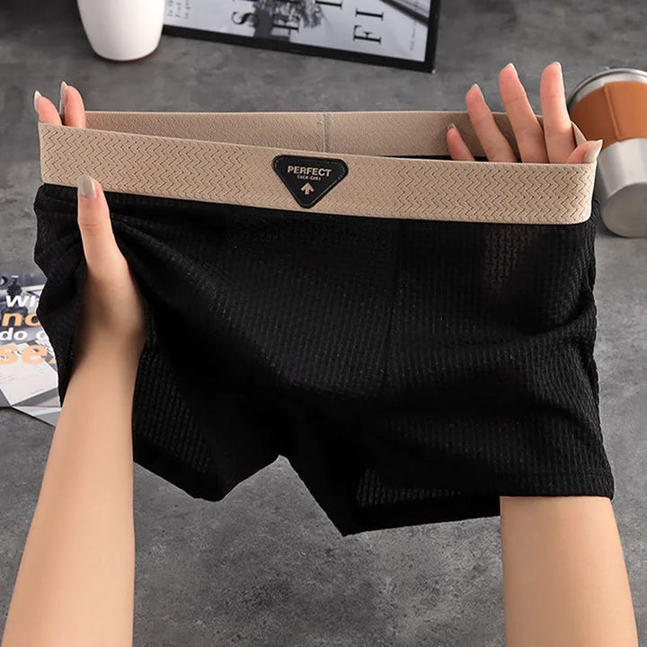 Men's Waffle Texture Boxer Briefs Set | Everyday Use