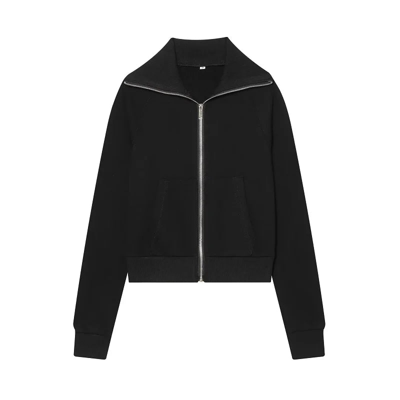 Women's Zip-Up Hoodie and Pants Two-Piece Set | Casual Style