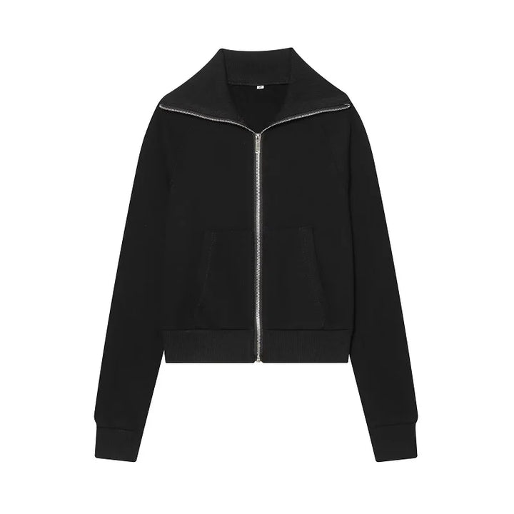 Women's Zip-Up Hoodie and Pants Two-Piece Set | Casual Style