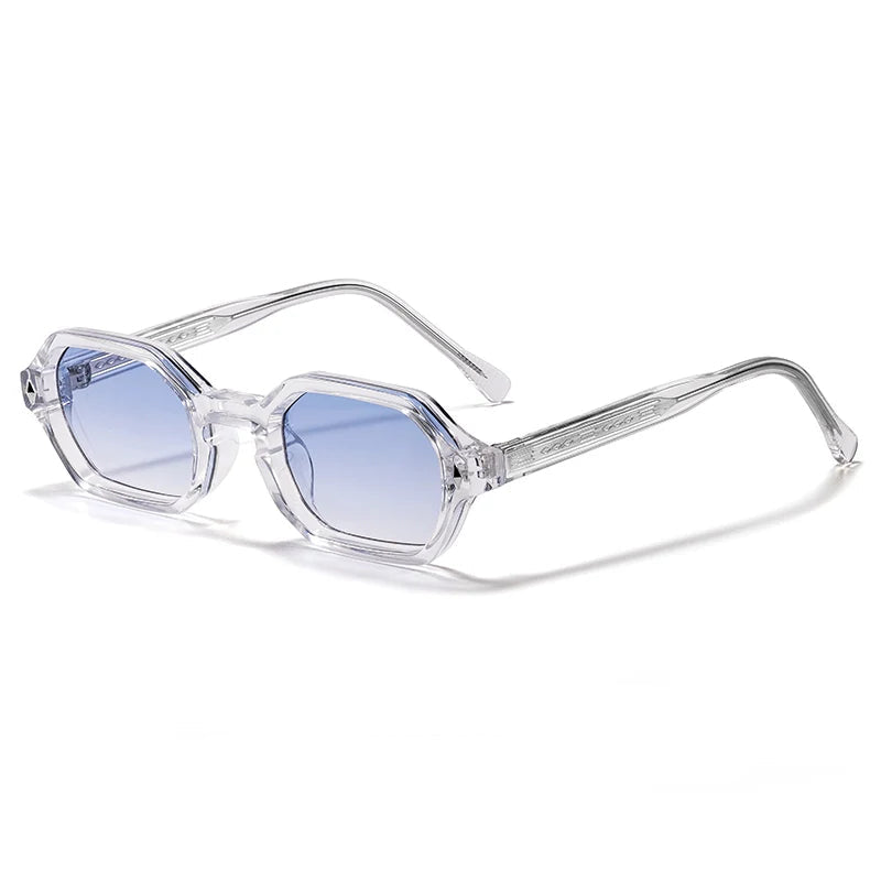 Paweł | Retro Sunglasses with a Small Polygonal Frame