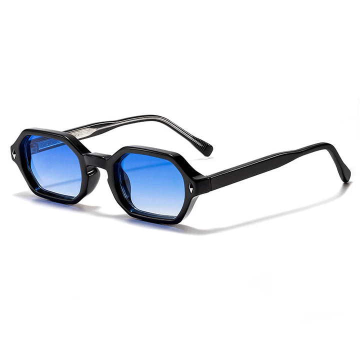 Paweł | Retro Sunglasses with a Small Polygonal Frame