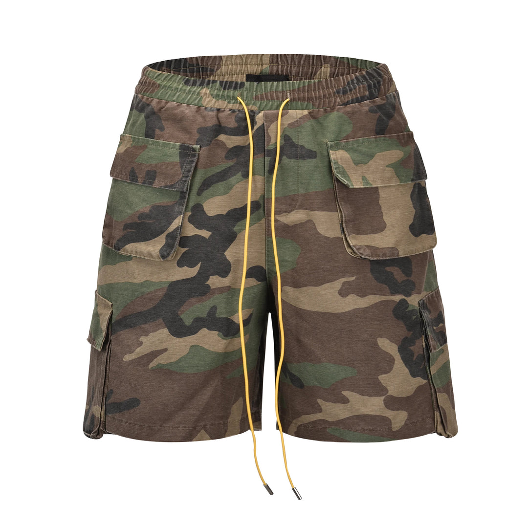 Men's Cargo Shorts | Loose Fit | Cargo Pockets | Casual Camouflage