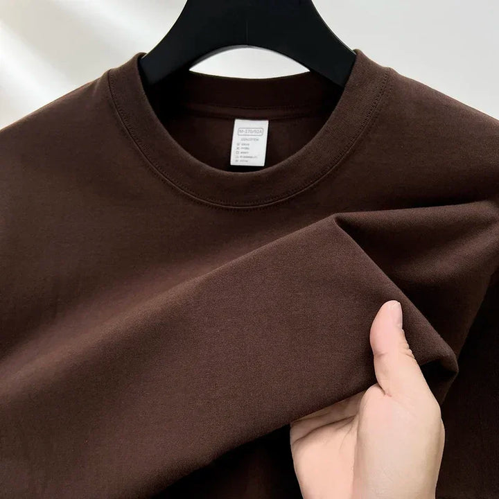 Men's Crew Neck Sweatshirt with Long Sleeves | Oversize Fit